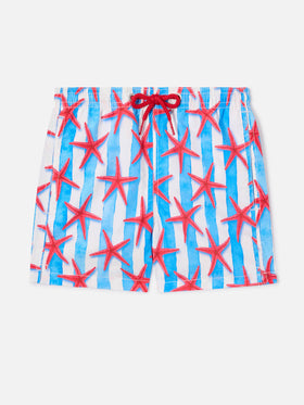 Short de bain pour garçon à imprimé étoile de mer 