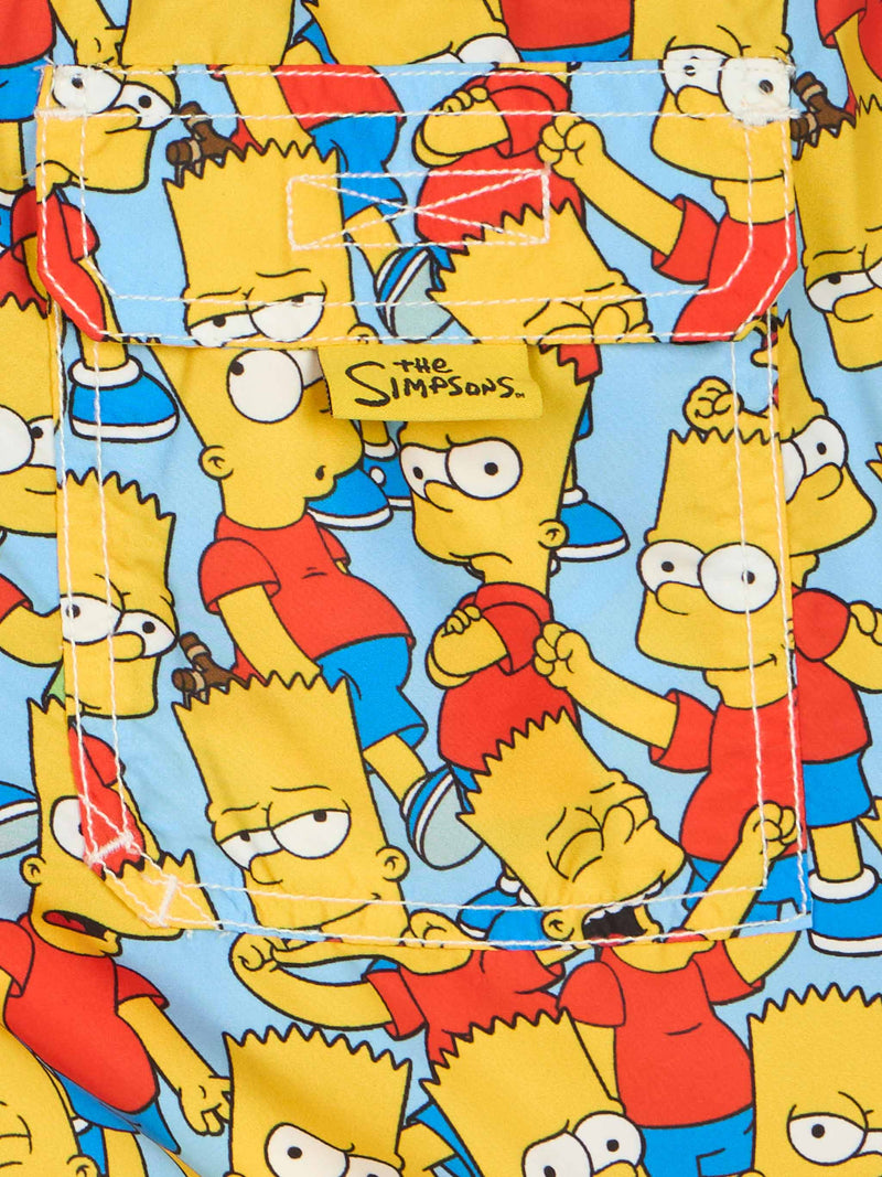 Costume da bagno Jean da bambino di media lunghezza con stampa Bart Simpson | L'EDIZIONE SPECIALE SIMPSON