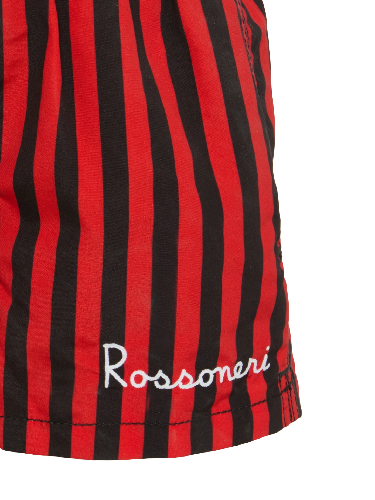 Jean mid-length swim shorts with Milan print | AC MILAN SPECIAL EDITION - MC2 Saint Barth