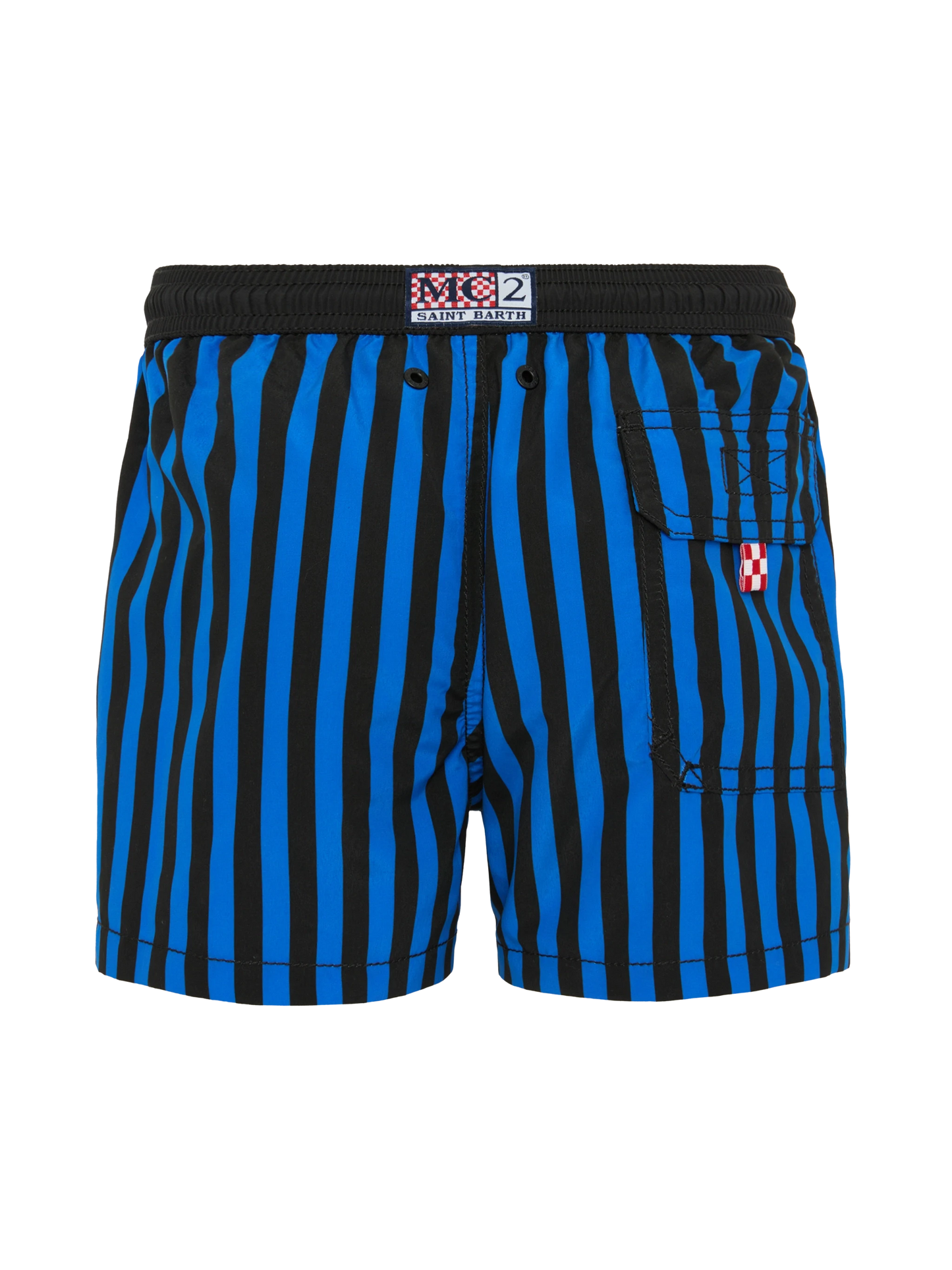 Jean mid-length swim shorts with Inter print | INTER FC SPECIAL EDITION - MC2 Saint Barth