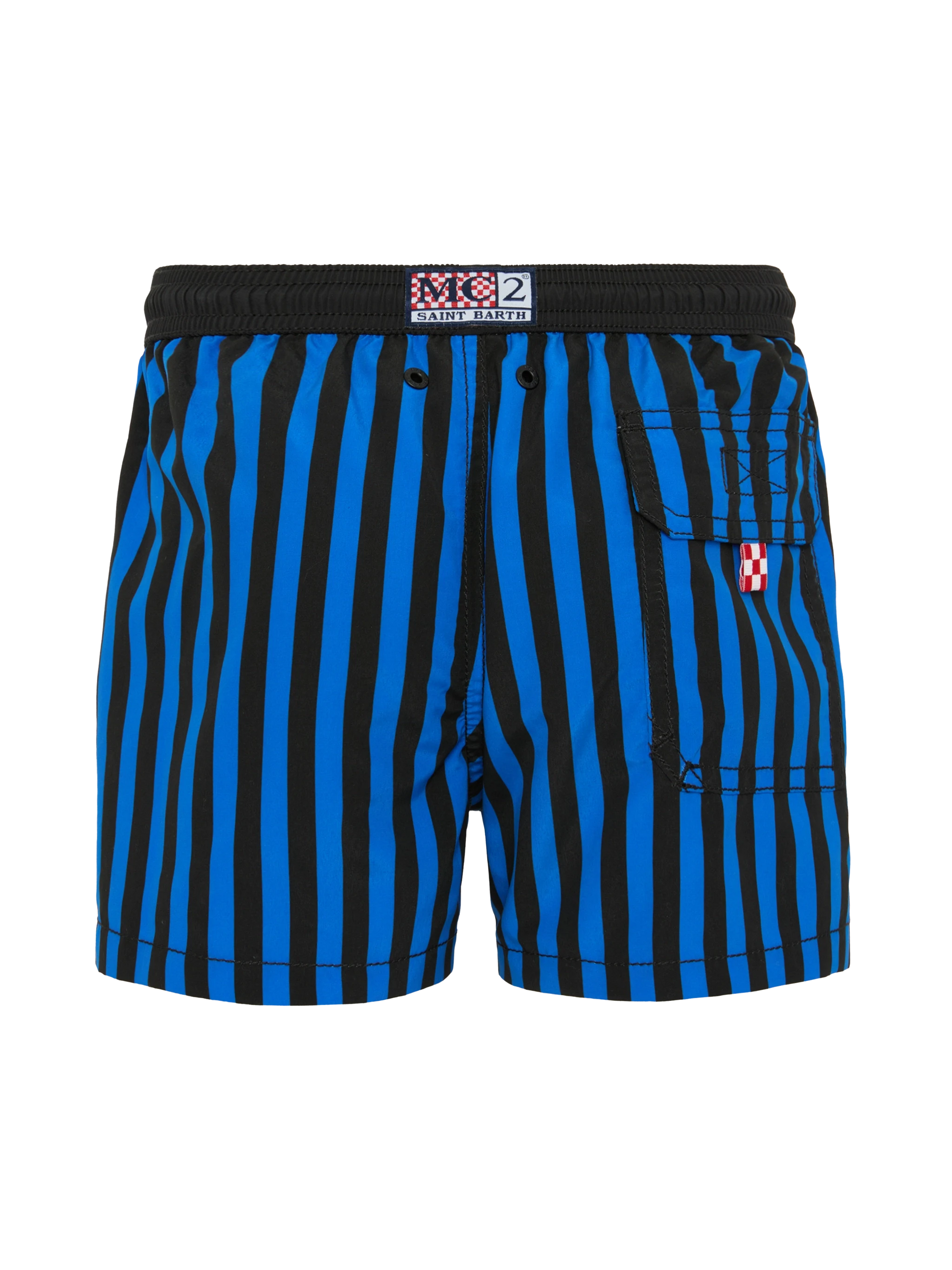Jean mid-length swim shorts with Inter print | INTER FC SPECIAL EDITION - MC2 Saint Barth