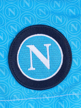 Boy mid-length Jean swim-shorts with Napoli print | SSC NAPOLI SPECIAL EDITION