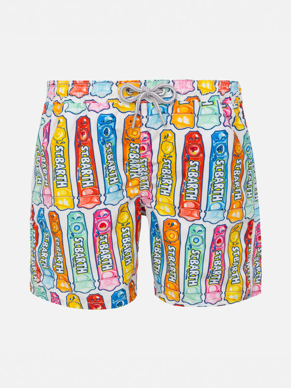 Boy swim shorts with Ice lolly print