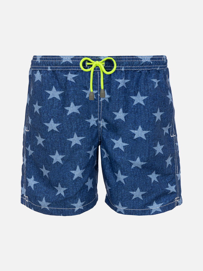 Mc2 Saint Barth Costume da bagno da bambino con stampa stelle