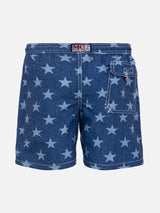 Boy swim shorts with stars print