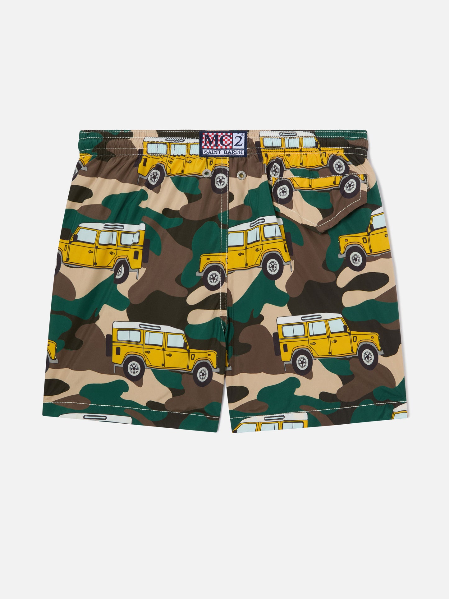 Bañador short de tejido ligero para niño Jean Lighting con estampado de coche todoterreno 