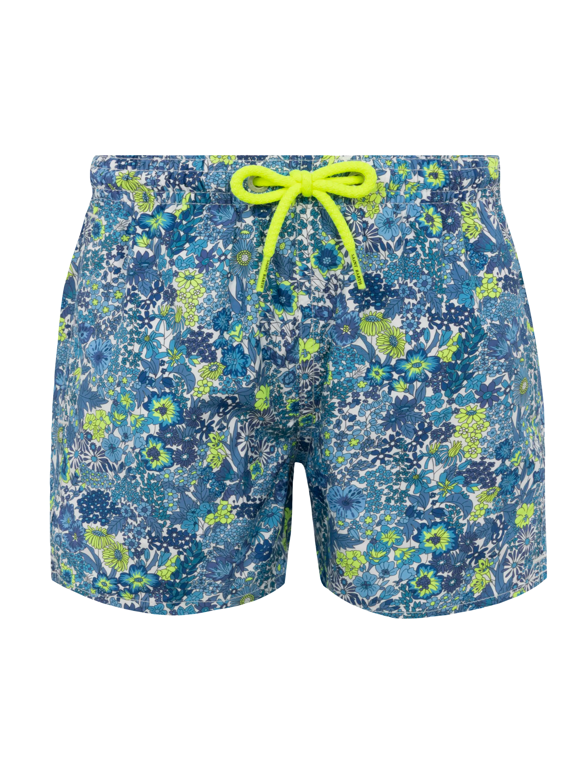 Jean Lighting lightweight fabric swim shorts with Margaret Annie print | MADE WITH LIBERY FABRIC - MC2 Saint Barth