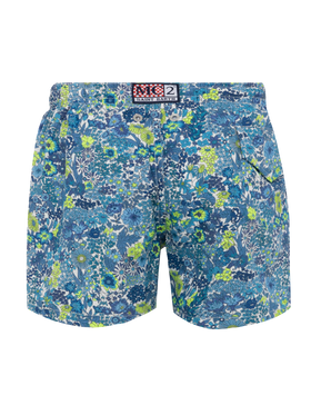 Jean Lighting lightweight fabric swim shorts with Margaret Annie print | MADE WITH LIBERY FABRIC - MC2 Saint Barth