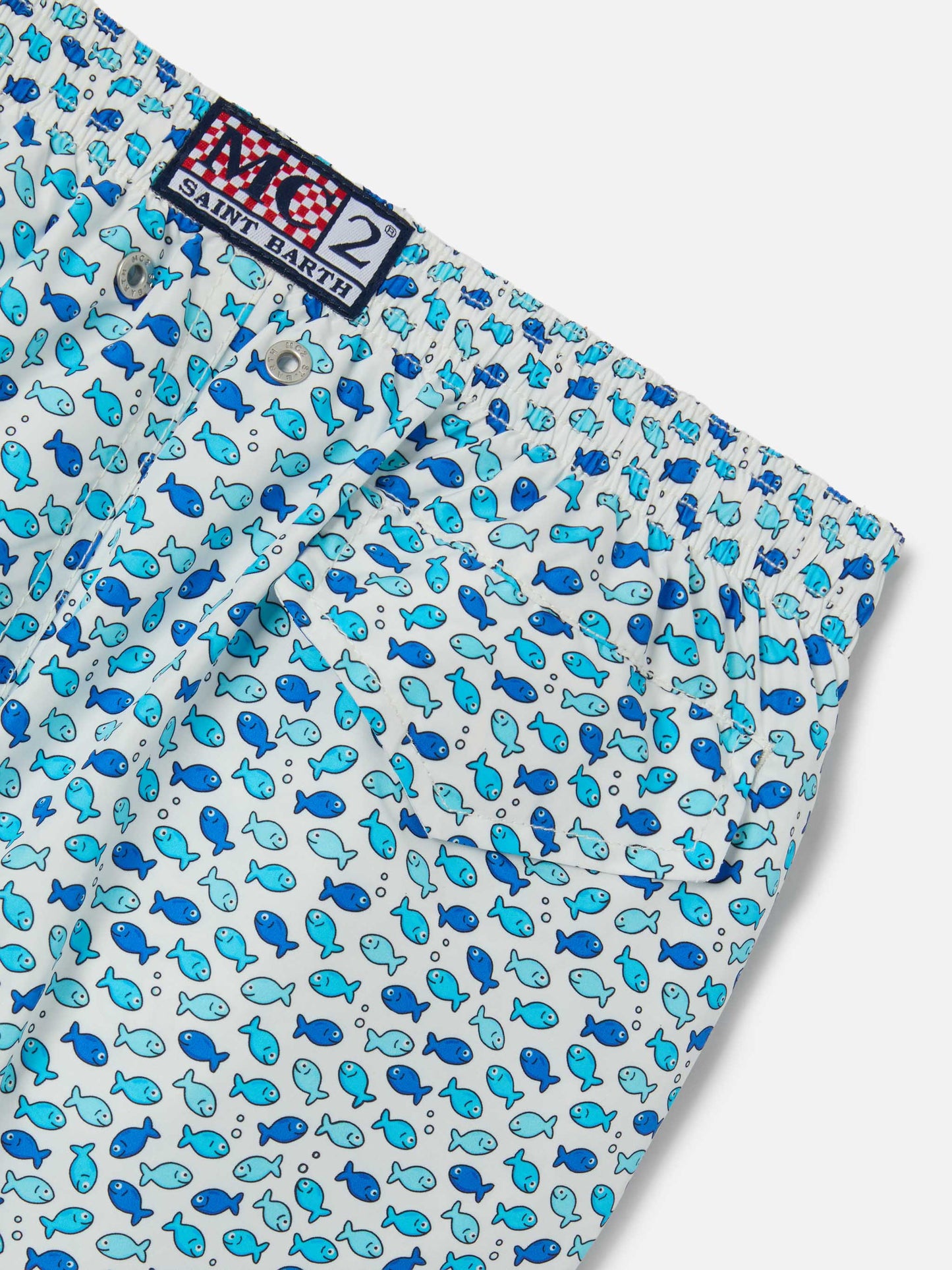 Jean Lighting swim shorts with Little Fish all-over print