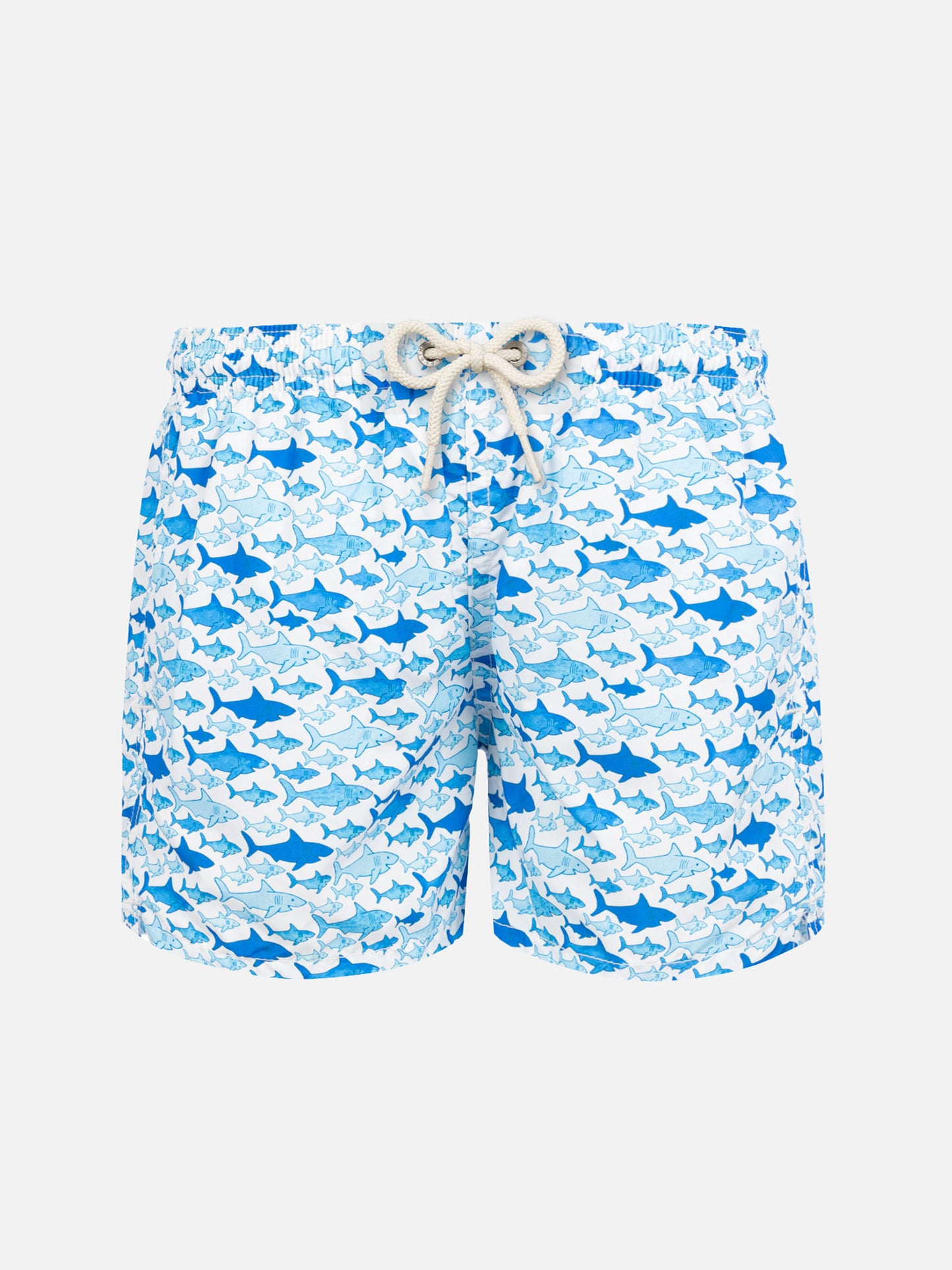 Boy swim shorts with shark print - MC2 Saint Barth