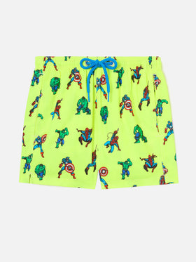 Badeshorts Jean Lighting mit Marvel Superhero Allover-Print | Special Edition 