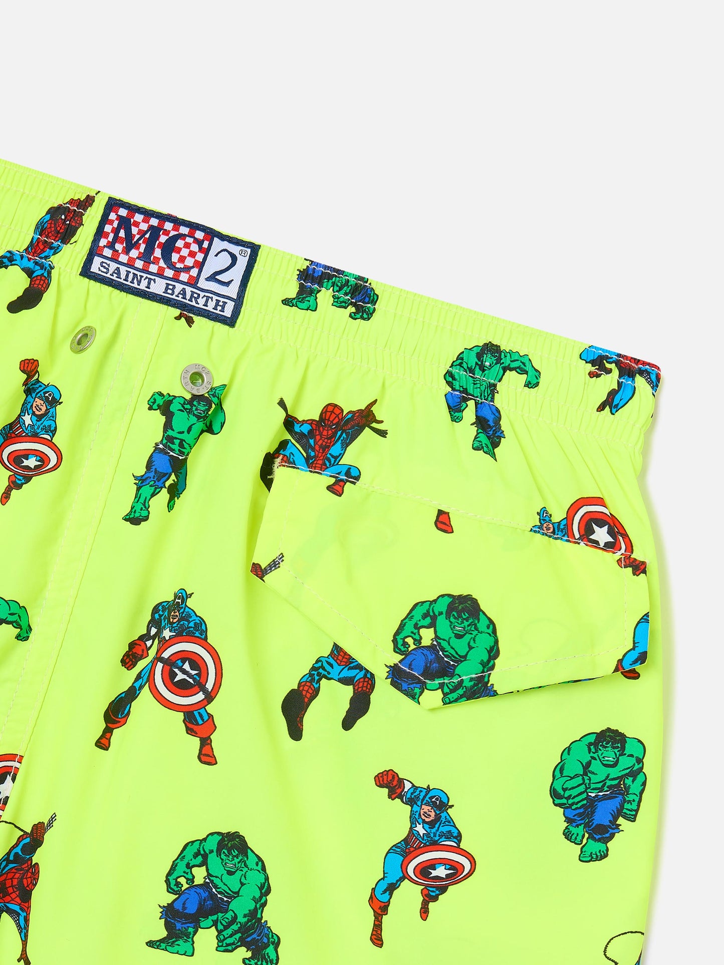 Badeshorts Jean Lighting mit Marvel Superhero Allover-Print | Special Edition 