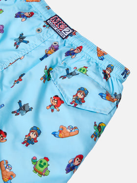 Badeshorts aus leichtem Stoff von Jean Lighting mit Brawl Stars-Aufdruck | BRAWL SPECIAL EDITION