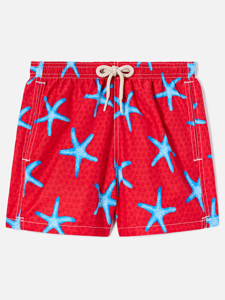 Jean Lighting swim shorts with Starfish all-over print