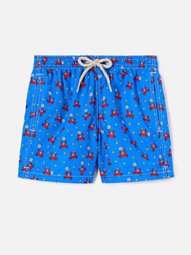 Costume Jean Lighting con stampa Granchi che giocano a padel all-over