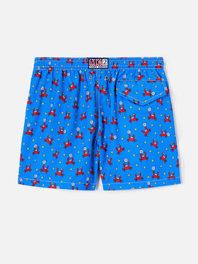 Costume Jean Lighting con stampa Granchi che giocano a padel all-over