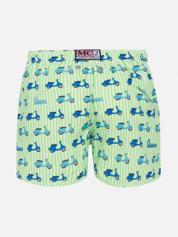 Jean Lighting lightweight fabric swim shorts with Vespa print | VESPA SPECIAL EDITION