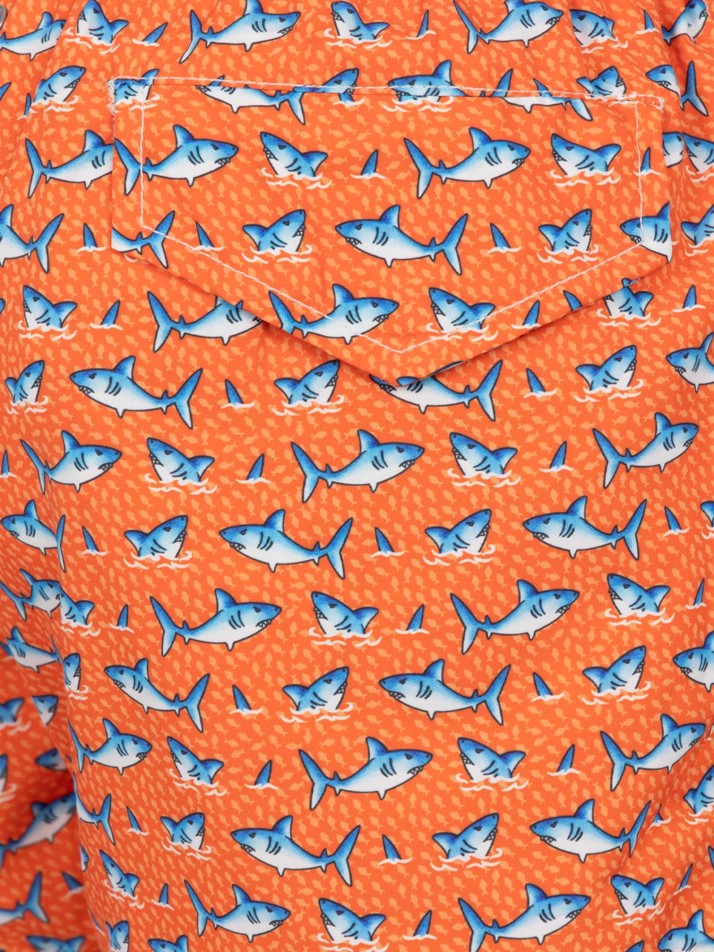 Jean Lighting lightweight fabric swim shorts with shark print - MC2 Saint Barth