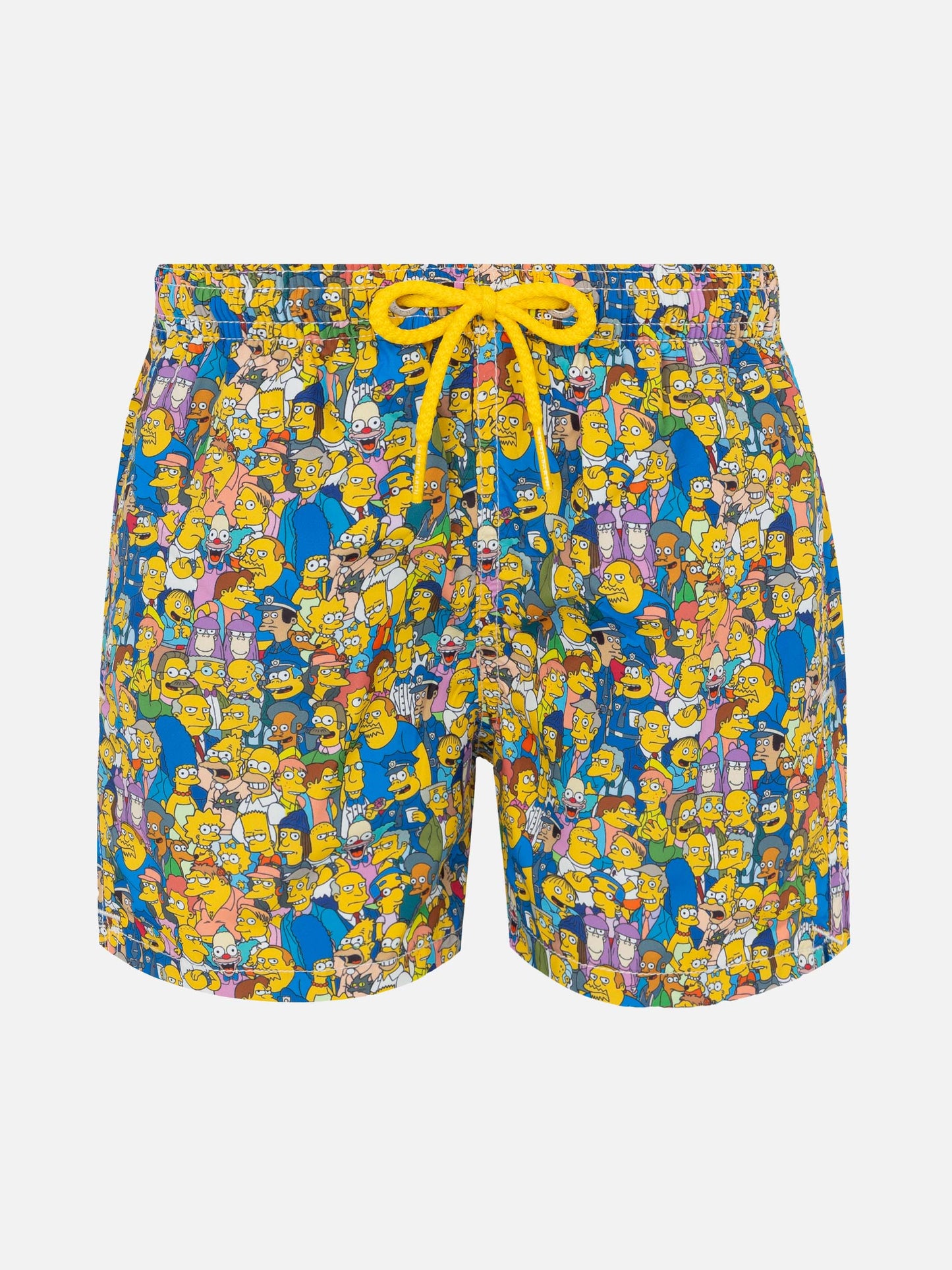 Jean Lighting lightweight fabric swim shorts with The Simpson team print | THE SIMPSON SPECIAL EDITION
