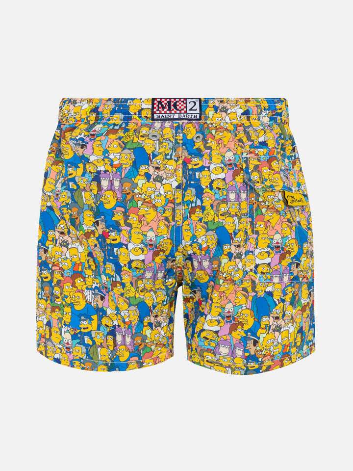 Costume mare Jean Lighting in tessuto leggero con stampa The Simpson team | THE SIMPSON SPECIAL EDITION