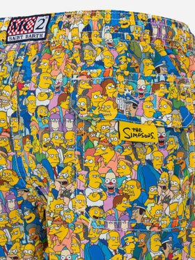 Jean Lighting lightweight fabric swim shorts with The Simpson team print | THE SIMPSON SPECIAL EDITION
