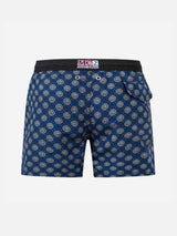 Boy lightweight fabric swimshorts with Inter print | INTER SPECIAL EDITION