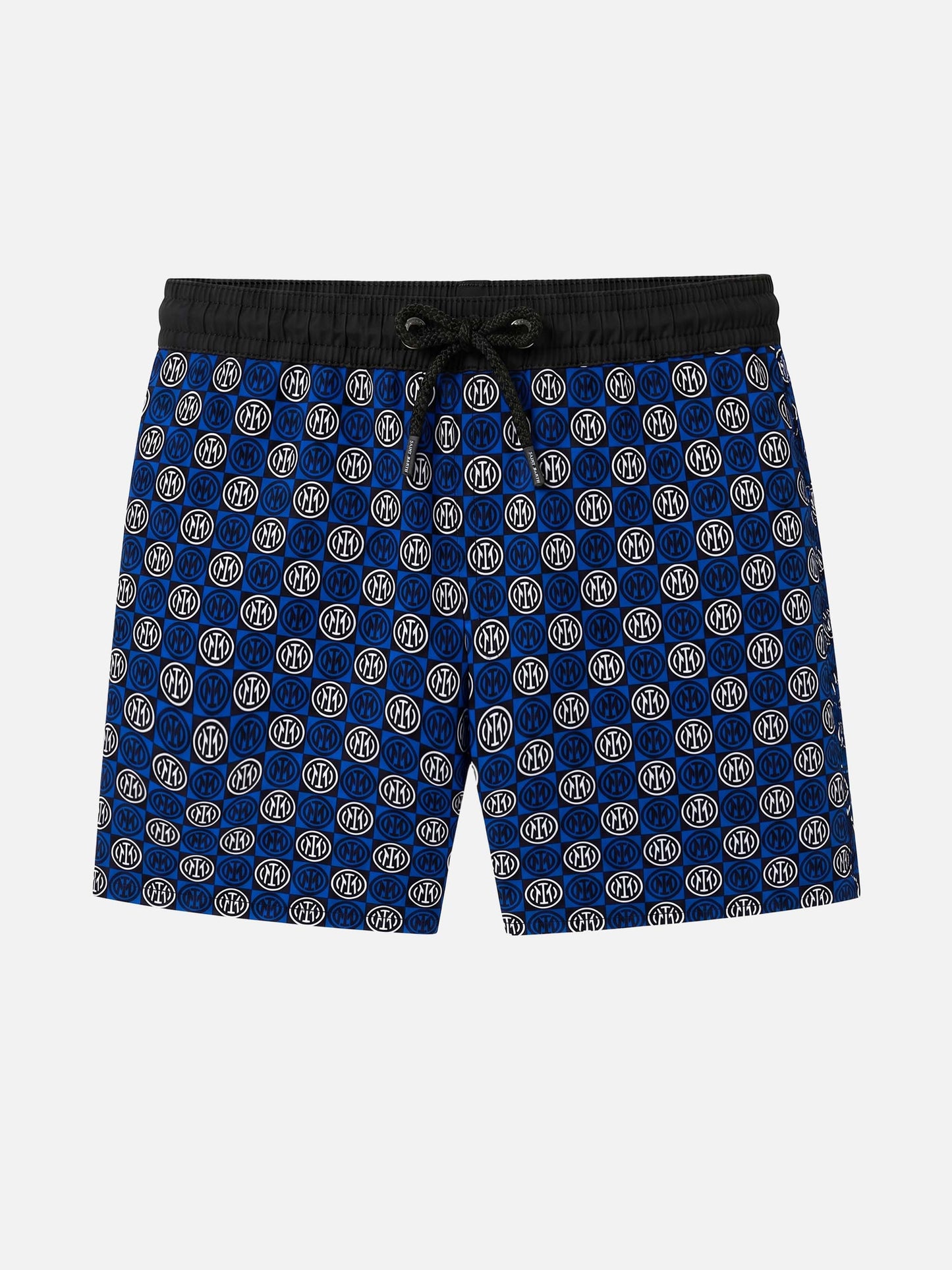 Boy lightweight fabric swimshorts with Inter print | INTER SPECIAL EDITION