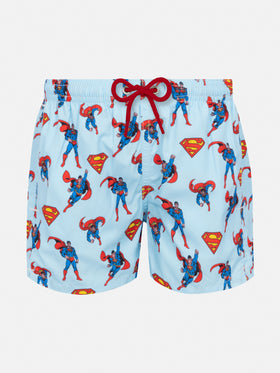 Jean Lighting lightweight fabric swim shorts with Superman print|MARVEL SPECIAL EDITION - MC2 Saint Barth