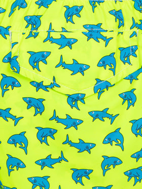Jean Lighting lightweight fabric swim shorts with shark print - MC2 Saint Barth
