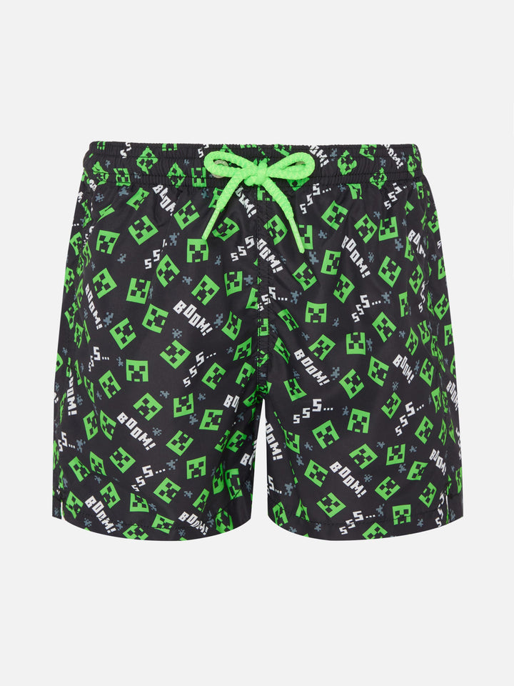 Costume mare Jean Lighting in tessuto leggero con stampa Minecraft | MINECRAFT SPECIAL EDITION