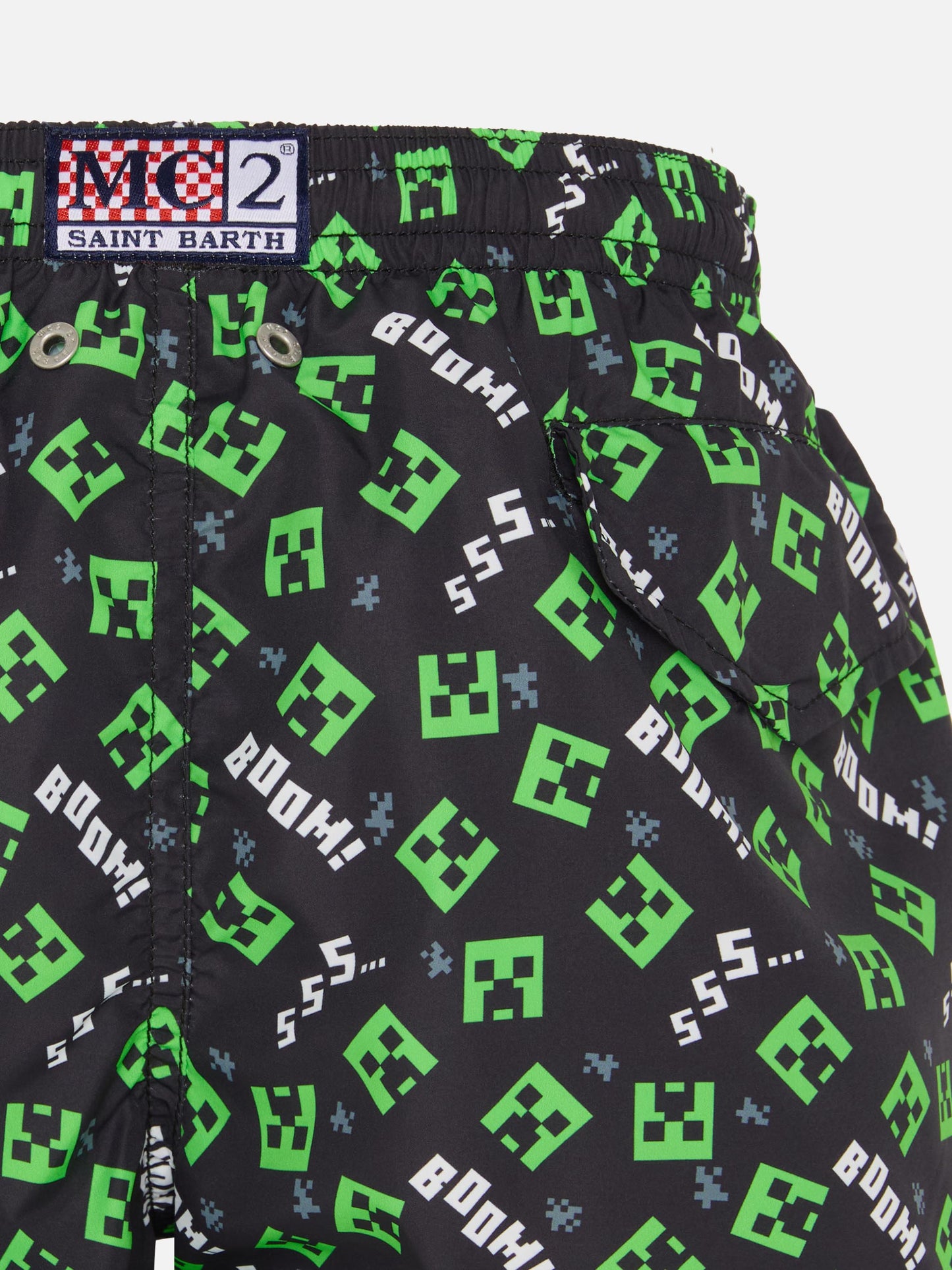 Badeshorts aus leichtem Stoff von Jean Lighting mit Minecraft-Aufdruck|MINECRAFT SPECIAL EDITION