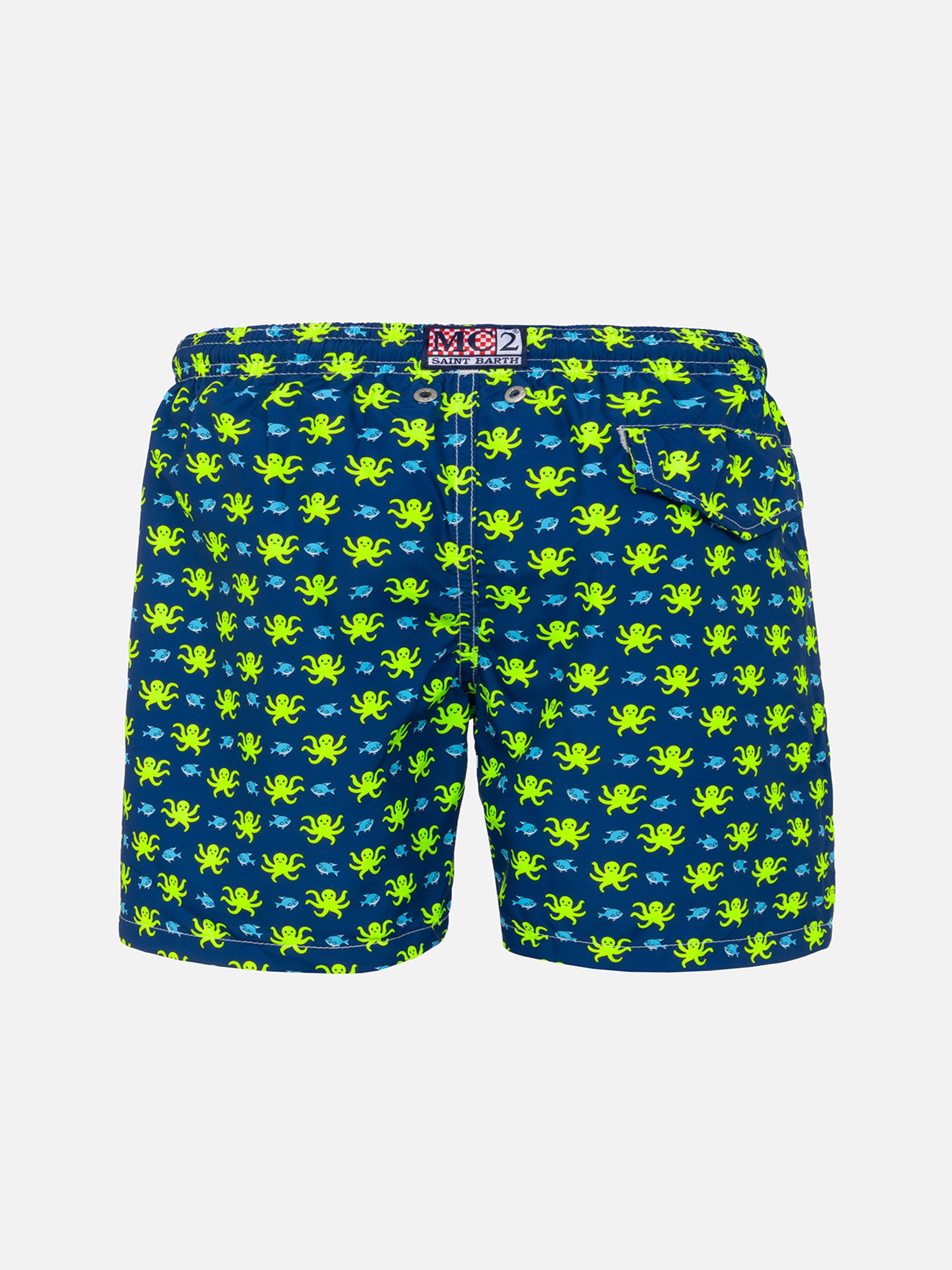 Boy swim shorts with octopus print - MC2 Saint Barth