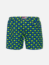 Jungen-Badeshorts mit Oktopus-Print