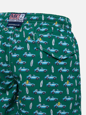 Jean Lighting lightweight fabric swim shorts with Porsche print | PORSCHE SPECIAL EDITION