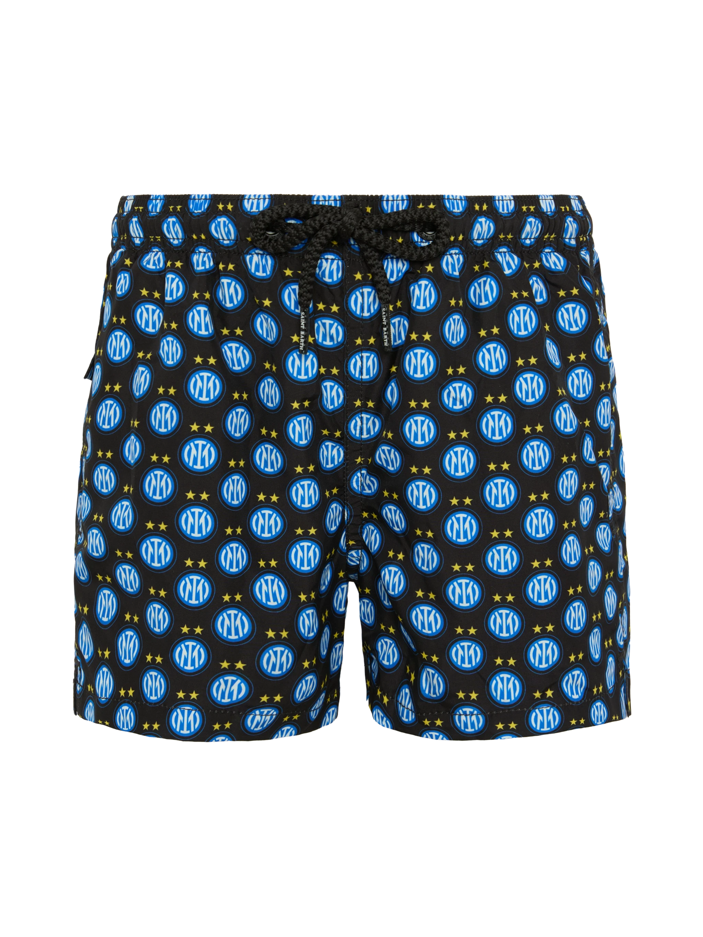 Jean Lighting lightweight fabric swim shorts with Inter logo print | INTER FC SPECIAL EDITION - MC2 Saint Barth