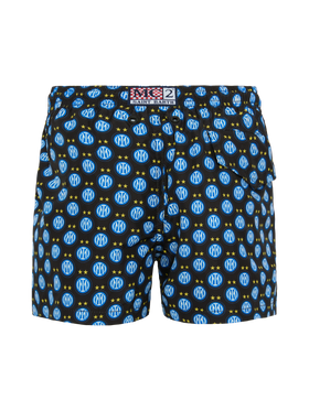 Jean Lighting lightweight fabric swim shorts with Inter logo print | INTER FC SPECIAL EDITION - MC2 Saint Barth