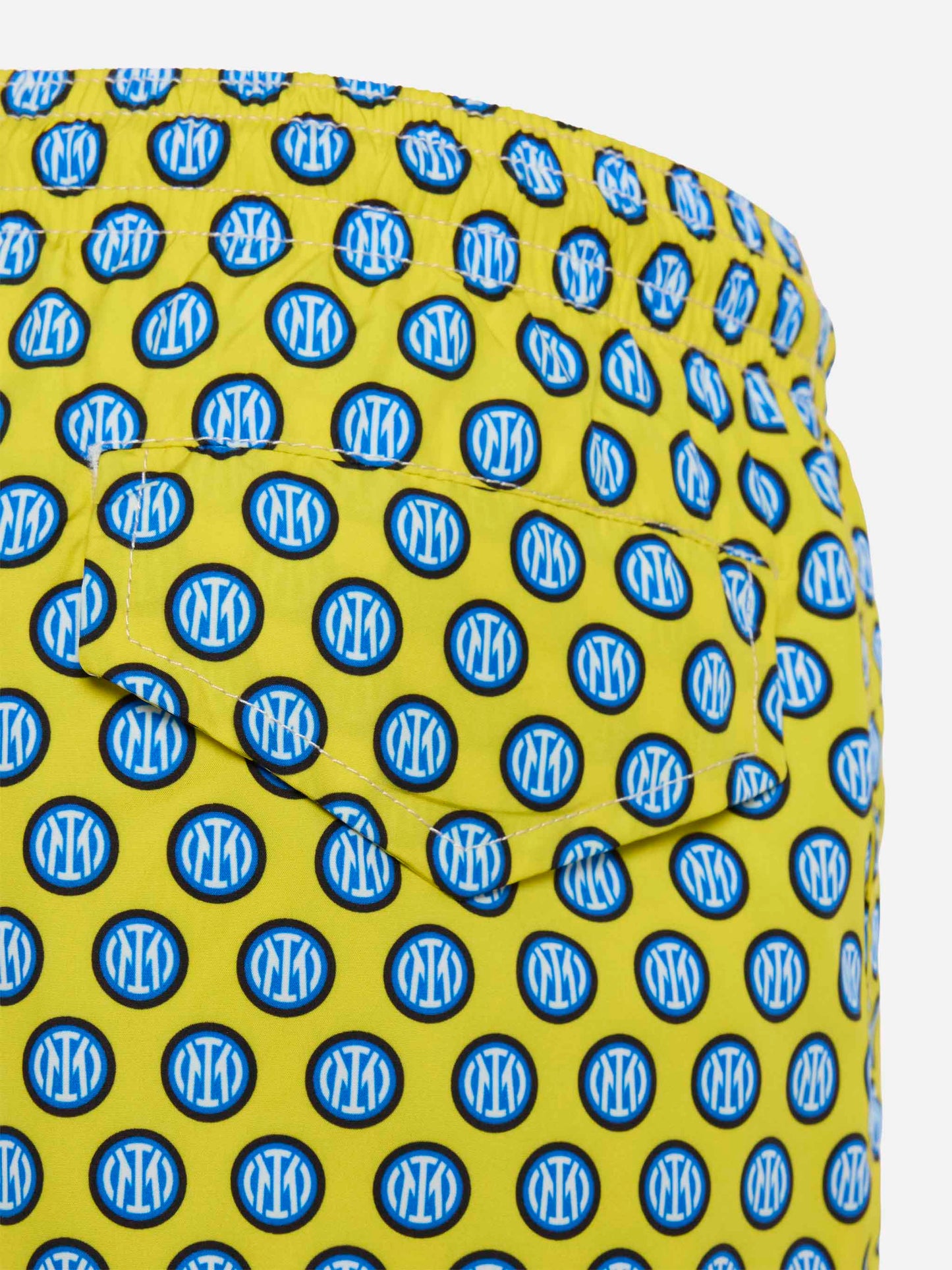 Jean Lighting lightweight fabric swim shorts with Inter logo print | INTER FC SPECIAL EDITION - MC2 Saint Barth