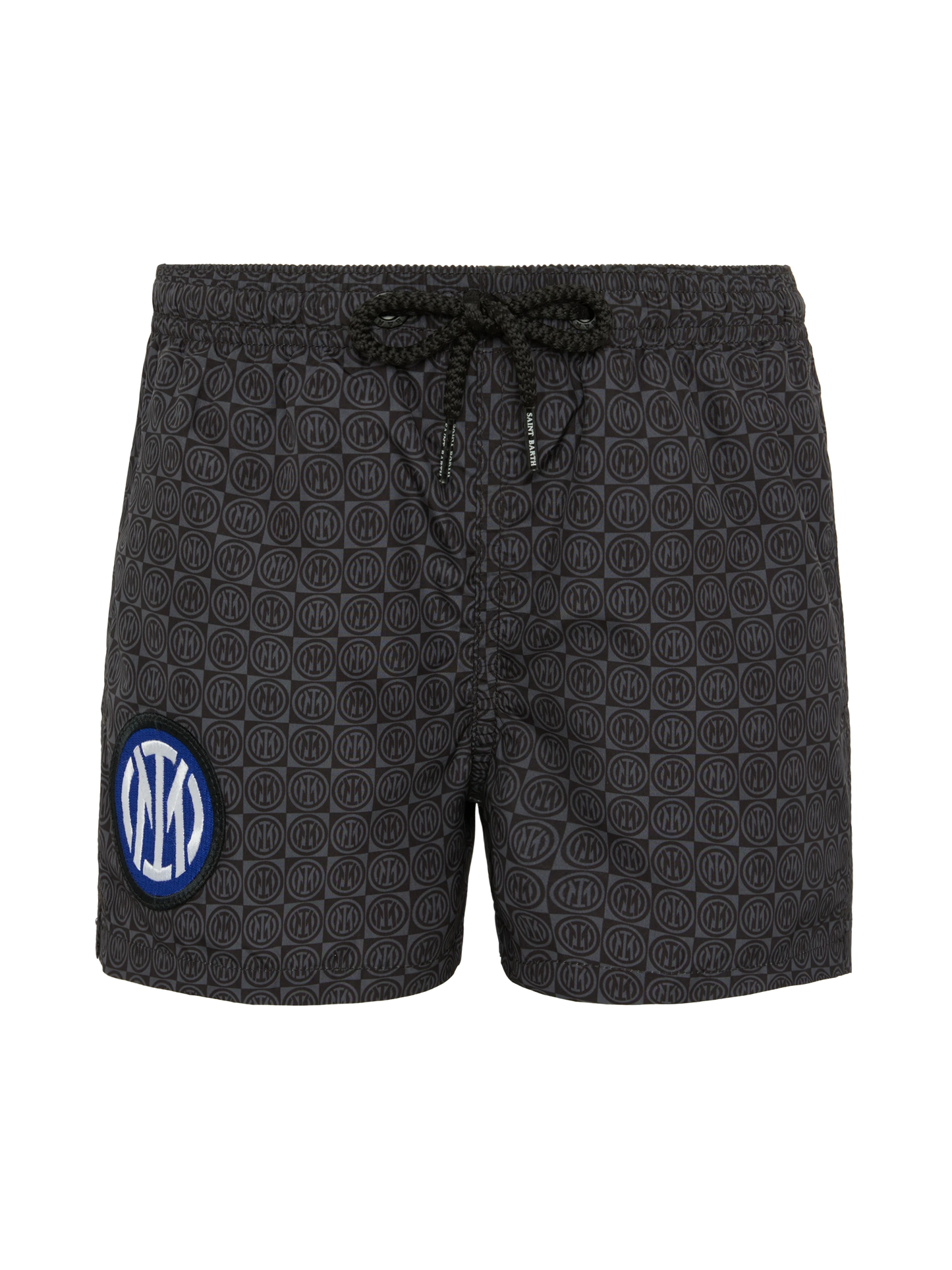 Jean Lighting lightweight fabric swim shorts with Inter logo print | INTER FC SPECIAL EDITION - MC2 Saint Barth
