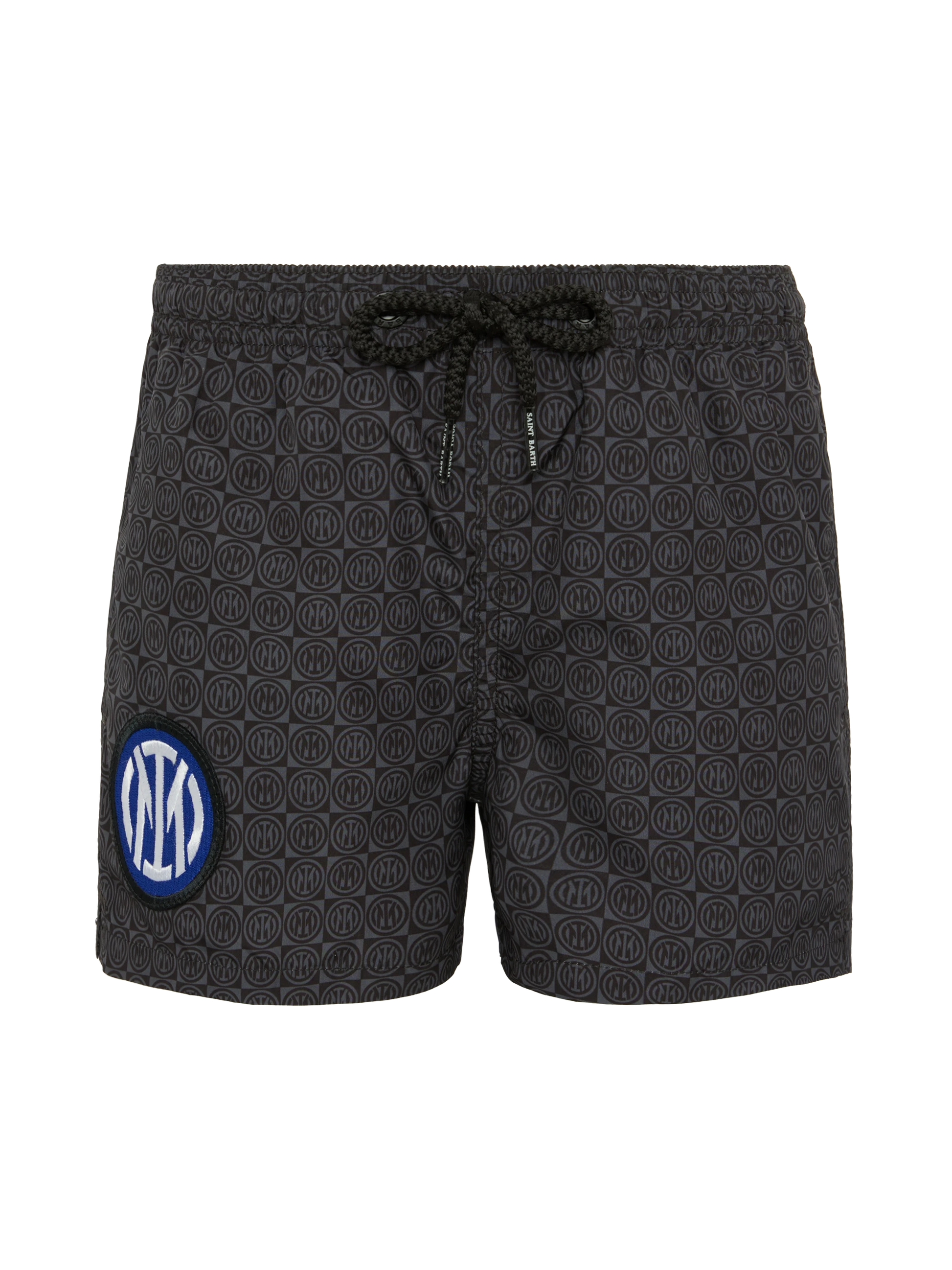Jean Lighting lightweight fabric swim shorts with Inter logo print | INTER FC SPECIAL EDITION - MC2 Saint Barth