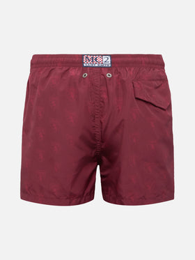 Jean Lighting lightweight fabric swim shorts with Torino logo print | TORINO FC SPECIAL EDITION