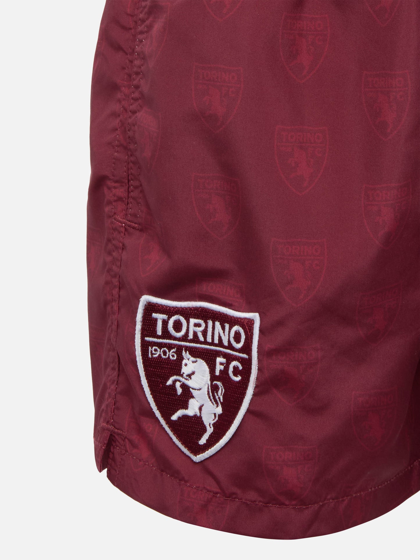 Jean Lighting lightweight fabric swim shorts with Torino logo print | TORINO FC SPECIAL EDITION