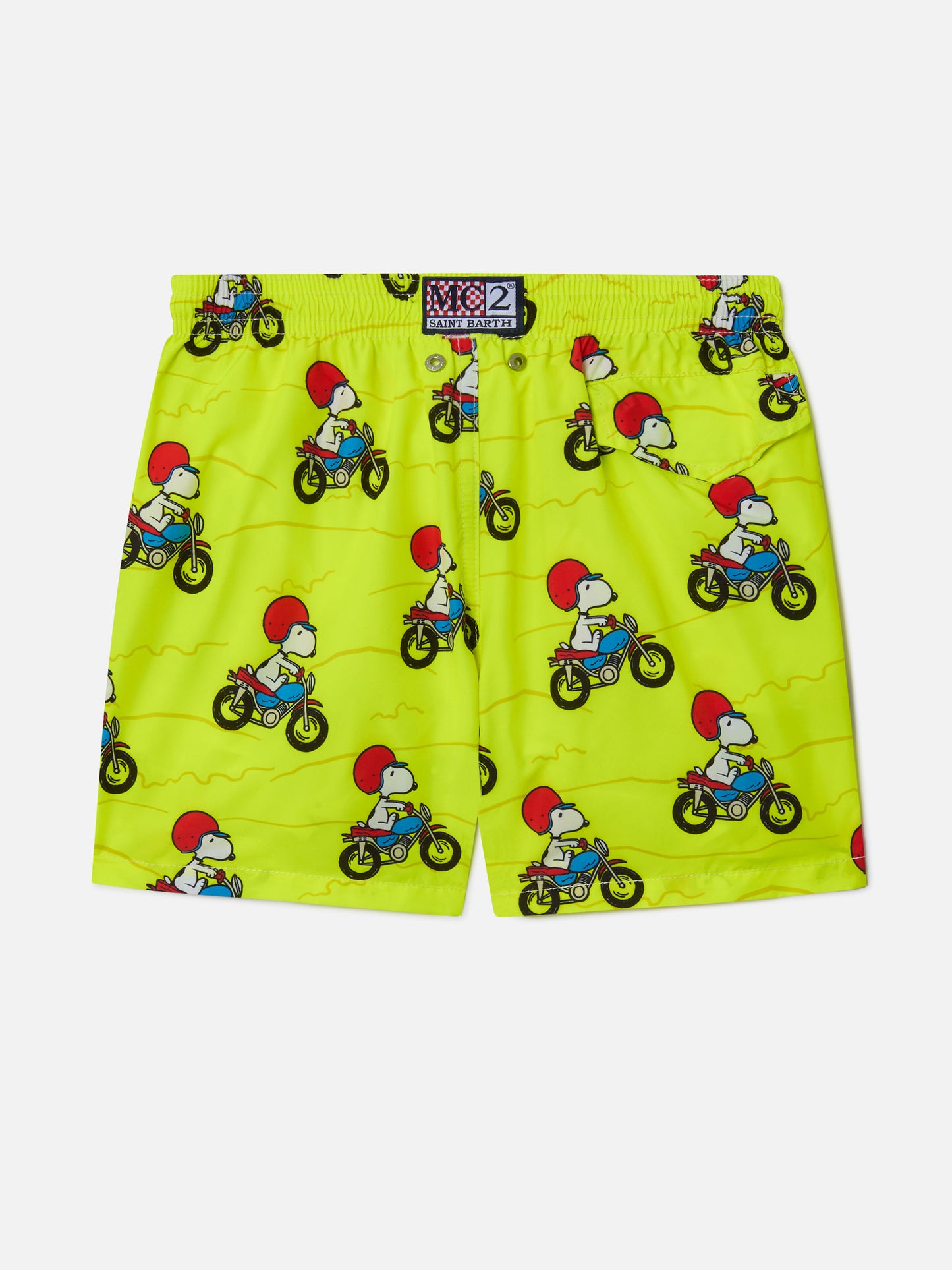 Short de bain garçon avec imprimé Snoopy rider | SNOOPY - PEANUTS™ ÉDITION SPÉCIALE 