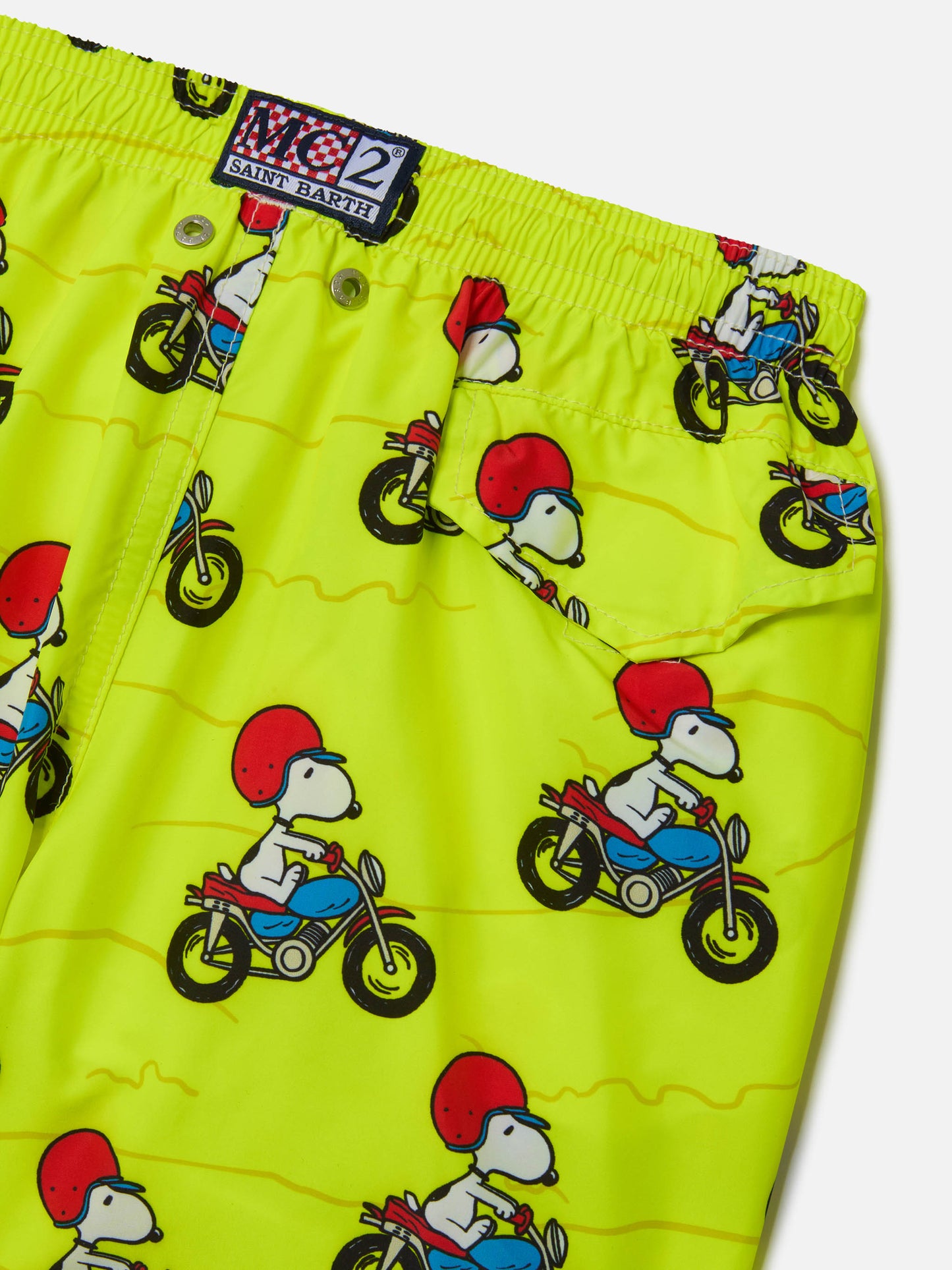 Short de bain garçon avec imprimé Snoopy rider | SNOOPY - PEANUTS™ ÉDITION SPÉCIALE 