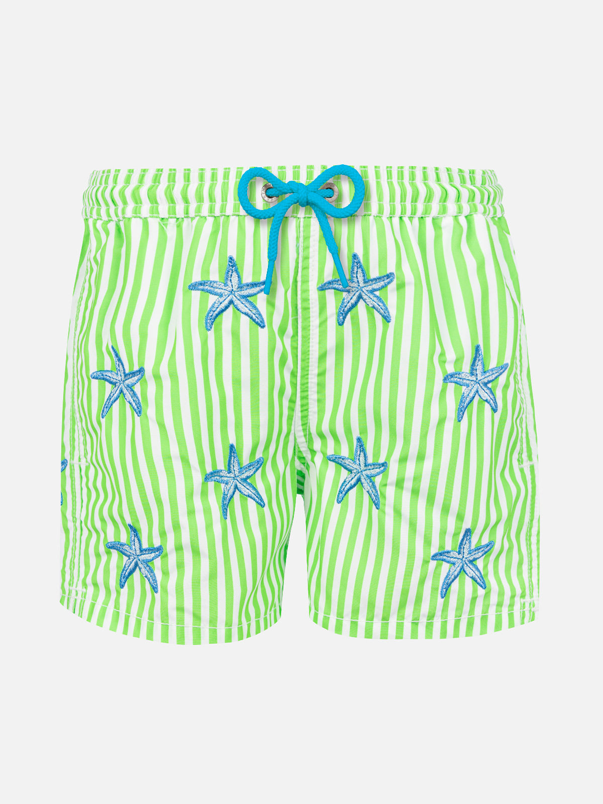 Boy classic swim shorts with starfish embroidery - MC2 Saint Barth