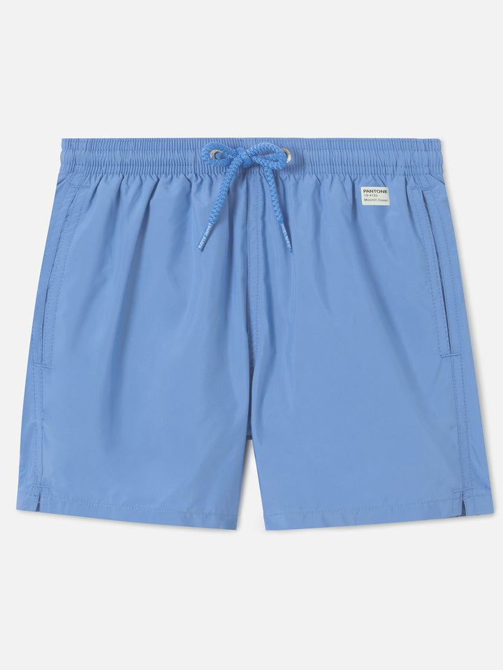 Short de bain Jean Lighting Pantone uni Cloud Blue 