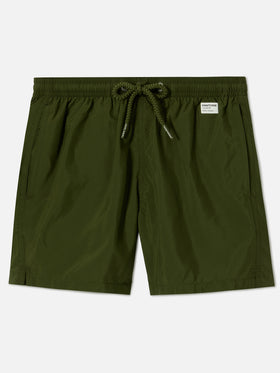 Short de bain Jean Lighting Pantone uni Military Green 