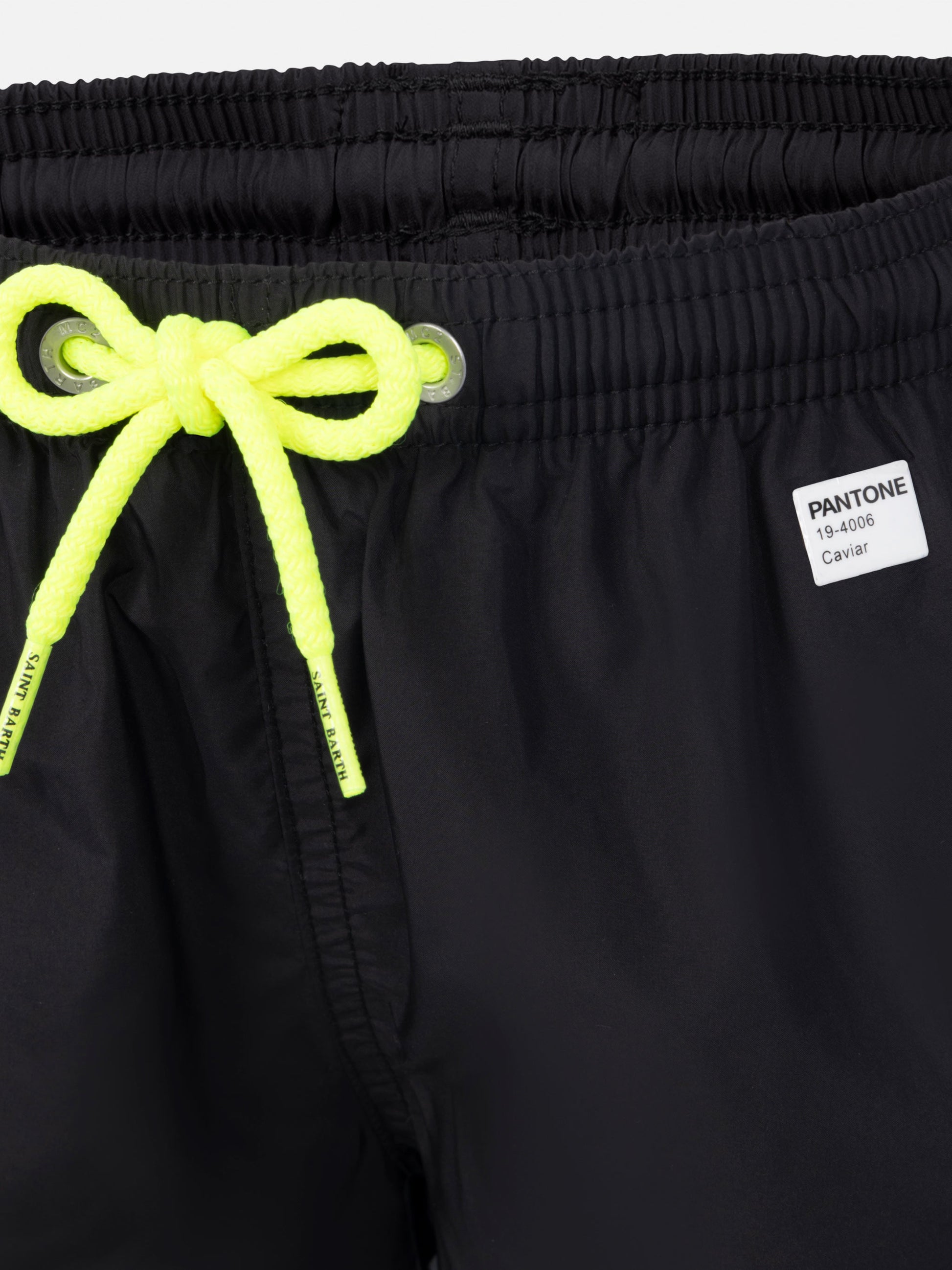 Jean Lighting Pantone lightweight black swim shorts | PANTONE® SPECIAL EDITION - MC2 Saint Barth