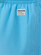 Jean Lighting Pantone lightweight aqua blue swim shorts  | PANTONE® SPECIAL EDITION