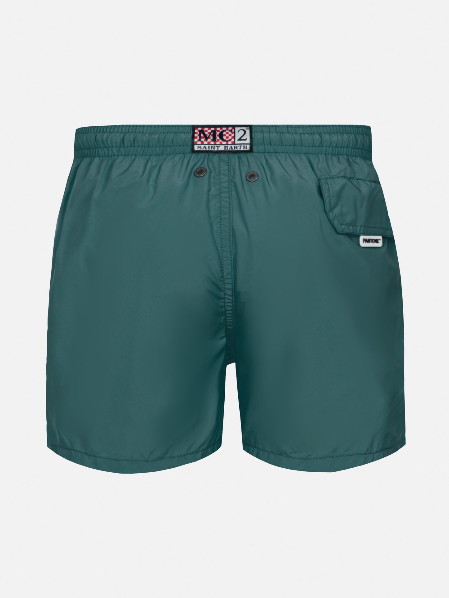 Jean Lighting Pantone lightweight British green swim shorts | PANTONE® SPECIAL EDITION - MC2 Saint Barth