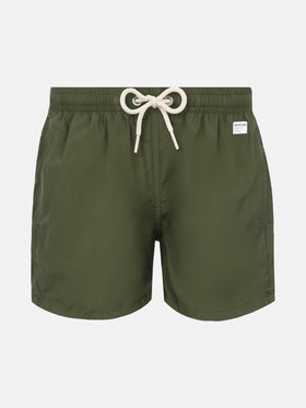 Jean Lighting Pantone lightweight military green swim shorts | PANTONE® SPECIAL EDITION - MC2 Saint Barth